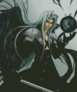 Aesthetic Sephiroth Illustration Diamond Paintings