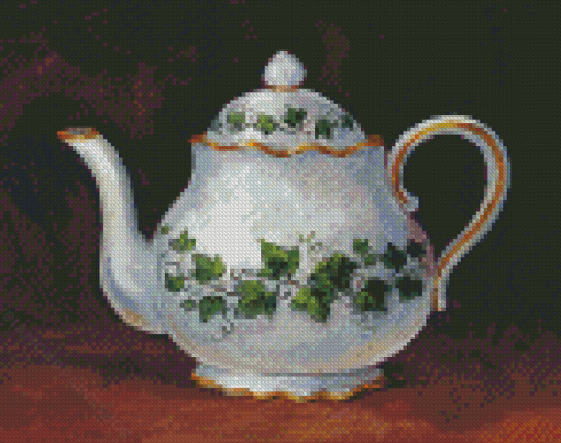 Aesthetic Tea Illustartion Diamond Paintings