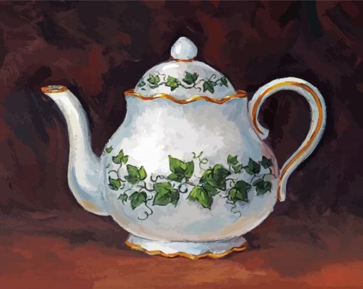 Aesthetic Tea Illustartion Diamond Paintings