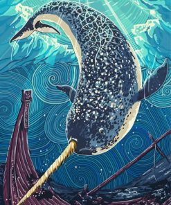 Aesthetic Narwhal Diamond Paintings