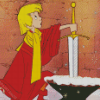 Arthur Sword In The Stone Diamond Paintings