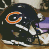 Black Chicago Bears Helmet Diamond Painting