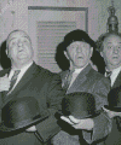 Black And White 3 Stooges Diamond Paintings