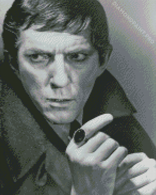 Black And White Jonathan Frid Diamond Paintings