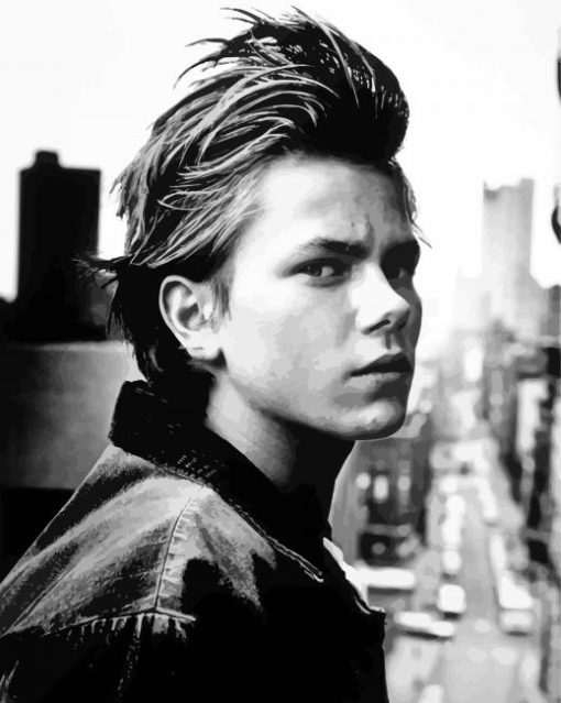 Black And White River Phoenix Diamond Paintings