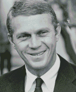 Black And White Steve Mcqueen Diamond Paintings