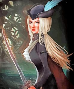 Cool Lady Maria Diamond Paintings