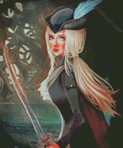 Cool Lady Maria Diamond Paintings