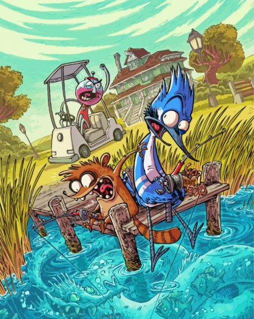 Cool Regular Show Diamond Paintings