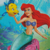 Flounder And Ariel Diamond Paintings