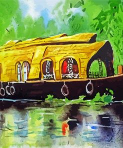 House Boat Diamond Paintings