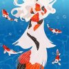 Koi Mermaid Lady Diamond Paintings