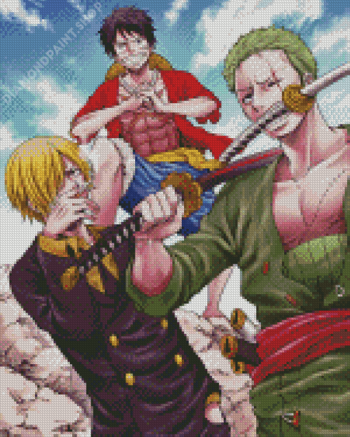 Monster Trio Characters Diamond Paintings