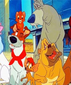 Oliver And Company Characters Diamond Paintings