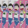 Osomatsu San Art Diamond Paintings