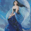 Pretty Fairy On The Moon Diamond Paintings