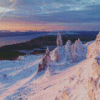 Snowy Old Man Of Storr Diamond Paintings