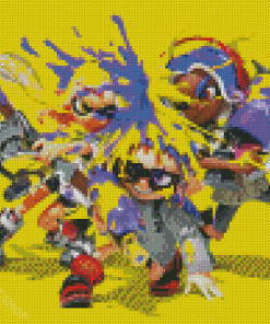 Splatoon Art Diamond Paintings