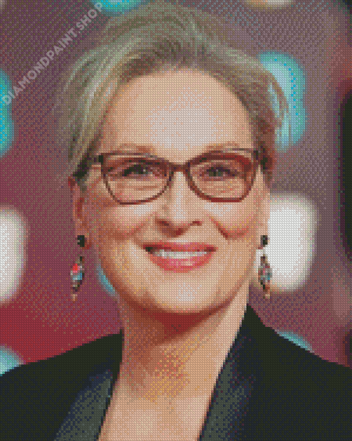 The Beautiful Actress Meryl Streep Diamond Paintings