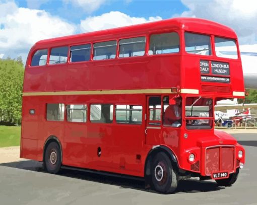 Vintage Routemaster Bus Diamond Paintings