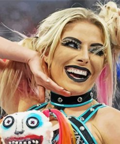 Wrestler Alexa Bliss Diamond Paintings