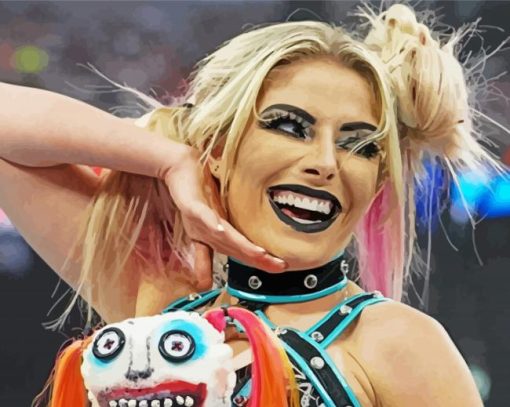 Wrestler Alexa Bliss Diamond Paintings