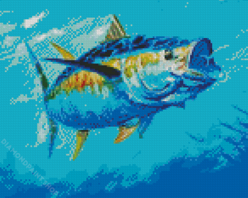 Yellow Fin Tuna Diamond Paintings