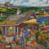 Aesthetic Farmers Market Diamond Paintings