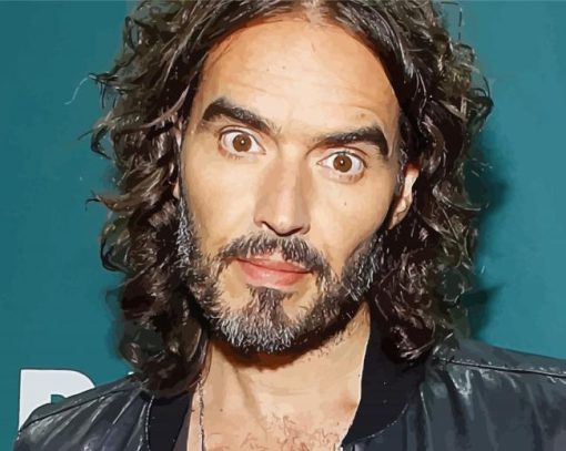 Aesthetic Russell Brand Illustration Diamond Paintings