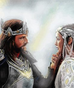 Arwen And Aragorn Art Diamond Paintings