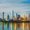 Dallas Skyline Reflection Diamond Paintings