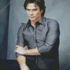 Damon Salvatore Ian Somerhalder Diamond Paintings