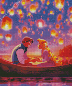 Disney Movie Tangled Lanterns Diamond Paintings