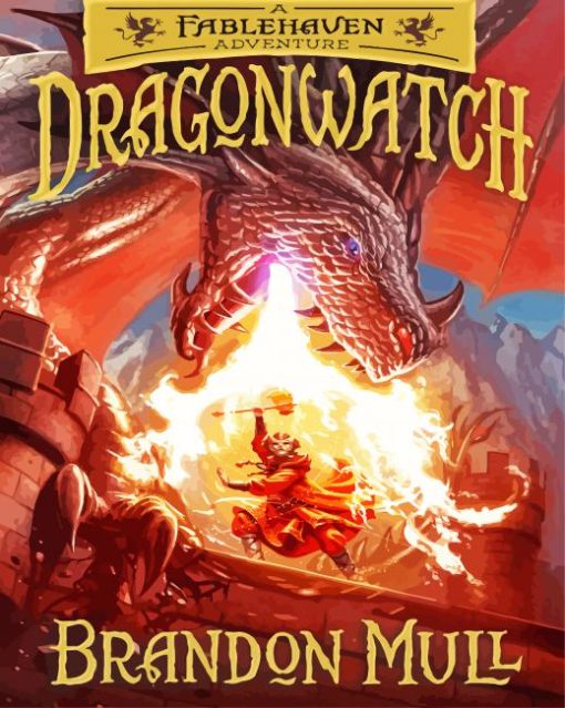 Dragonwatch Adventure Poster Diamond Paintings