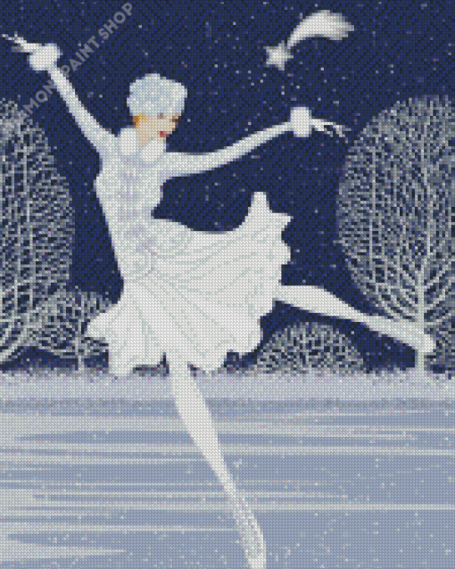 Figure Skating Girl Diamond Paintings