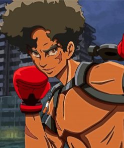 Gearless Joe Megalobox Anime Diamond Paintings