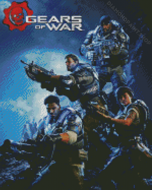 Gears Of War Game Diamond Paintings