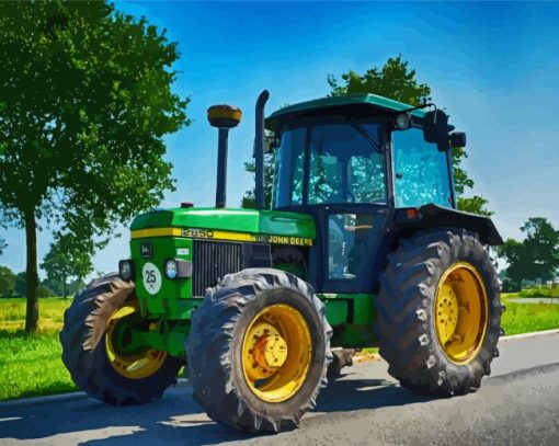 John Deere Tractor Diamond Paintings