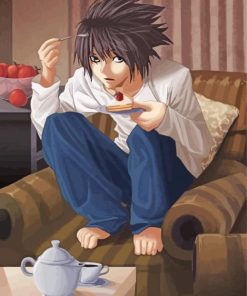 L Lawliet Death Note Anime Diamond Paintings