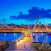 Londonderry Bridge At Night Diamond Paintings