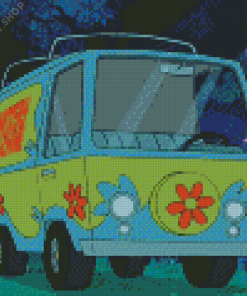 Mystery Machine Van Diamond Paintings