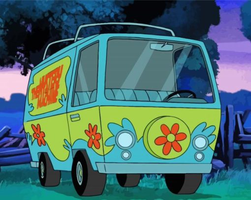 Mystery Machine Van Diamond Paintings