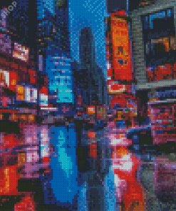 New York At Night Diamond Paintings