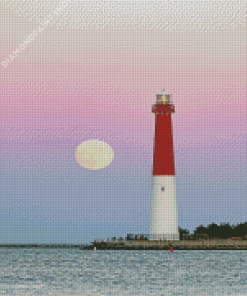 New Jersey Lighthouse Barnegat Diamond Paintings