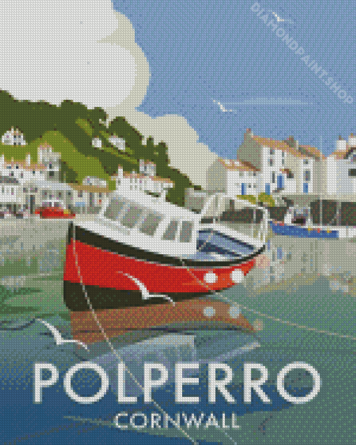 Polperro Poster Diamond Paintings