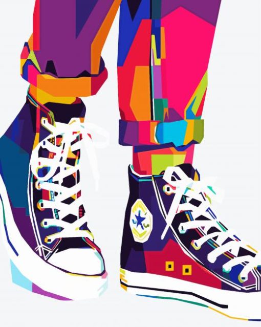 Pop Art Converse Diamond Paintings