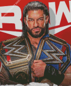 Roman Reigns WWE Poster Diamond Paintings