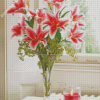 Stargazer Lily Vase Diamond Paintings