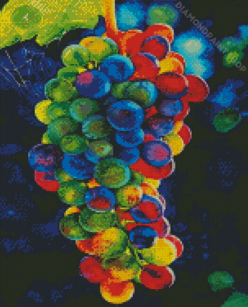 Colorful Grapevines Diamond Paintings