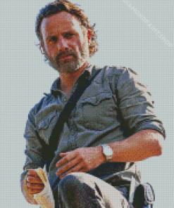 Cool Rick Grimes Diamond Paintings